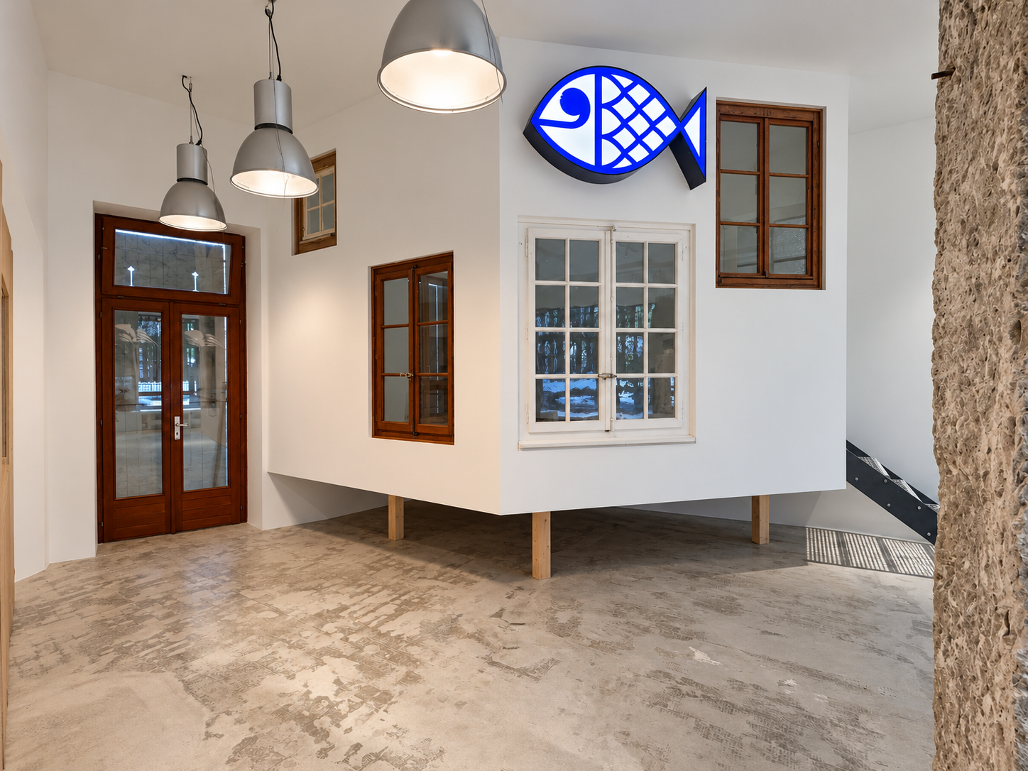 Intérieur de la galerie Olivia Créations à Genève