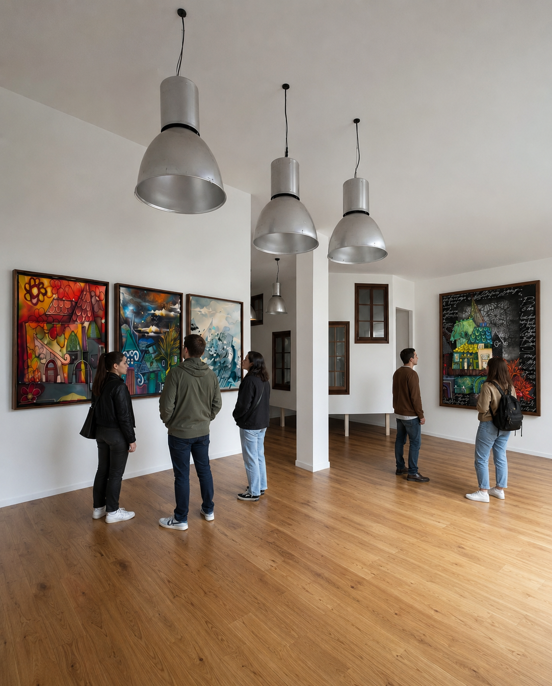 Intérieur de la galerie Olivia Créations à Genève